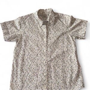 Vintage L.L. Bean Floral Women’s Button Up Shirt